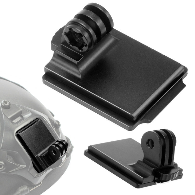 Helmet Base Adapter Fixed Mount Hunting CS NVG Bracket for GoPro HERO9 Black /HERO8 Black /7 /6 /5 /5 Session /4 Session /4 /3+ /3 /2 /1, DJI Osmo Action, Xiaoyi And Other Action Cameras, Upgraded Version, Classic Version