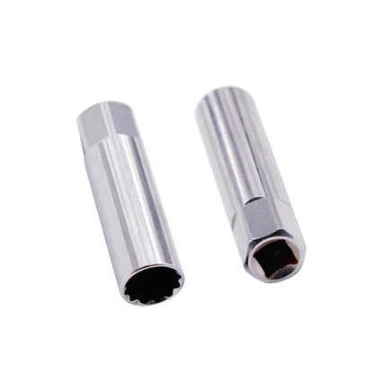 Clé à douille pour bougie d'allumage de voiture, outil de démontage de flammes minces, Spécification :, 14 mm (éclat), 14 mm (magnétique), 16 mm (magnétique)