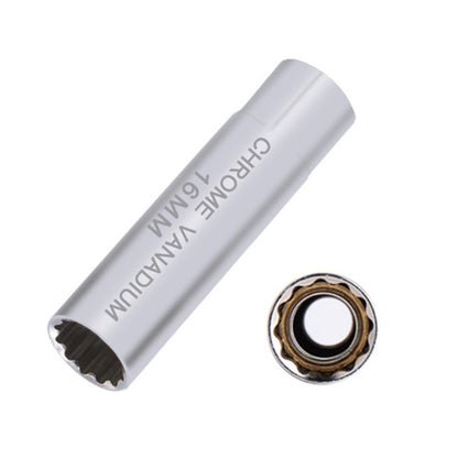 Clé à douille pour bougie d'allumage de voiture, outil de démontage de flammes minces, Spécification :, 14 mm (éclat), 14 mm (magnétique), 16 mm (magnétique)