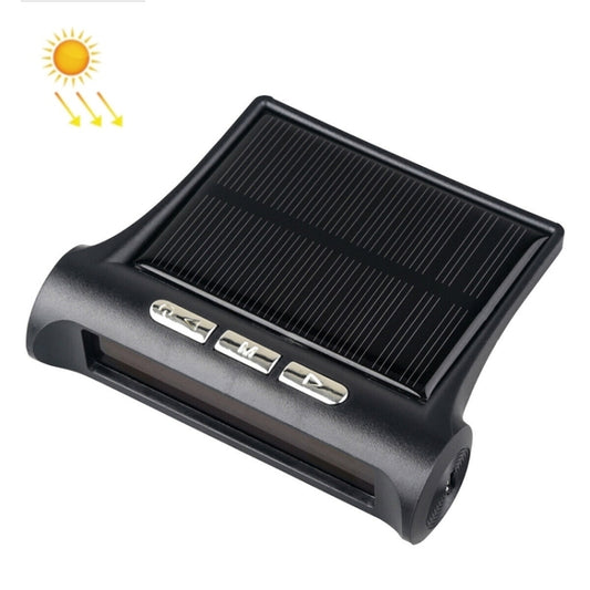 Sistema de monitoreo de presión de neumáticos inalámbrico solar T1 para vehículos. Termómetro de presión de neumáticos para vehículos de uso general. T1