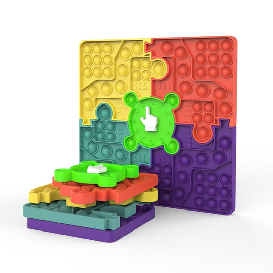 Puzzle de bureau en silicone pour la décompression, Spécifications&nbsp;: Échiquier, Mise à niveau de l'échiquier