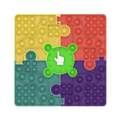 Jouet de décompression puzzle en silicone pour bureau, spécification :, échiquier, échiquier amélioré