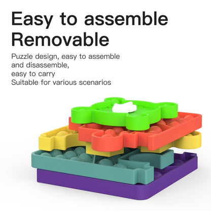 Jouet de décompression puzzle en silicone pour bureau, spécification :, échiquier, échiquier amélioré