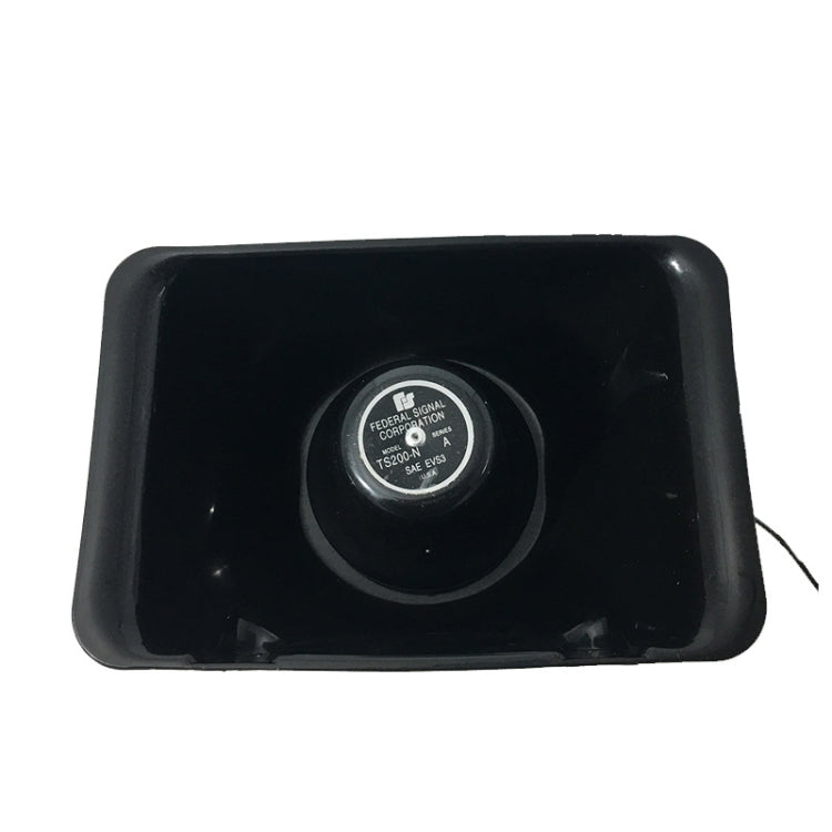 Hôte d'alerte automobile 200W 12/24V avec haut-parleurs 9 sons, haut-parleur d'alarme de voiture 9 sons