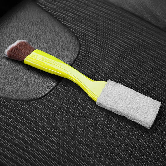 Brosse de nettoyage de sortie d'air de voiture climatisée Outil de nettoyage intérieur de voiture Brosse à poils doux anti-poussière, Brosse à poils doux