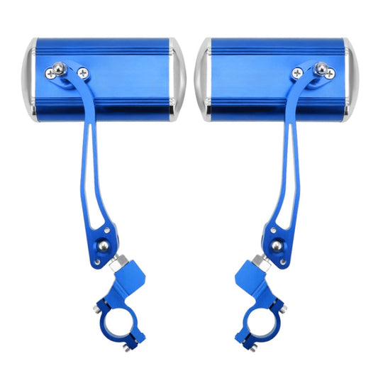 1 Pair BG-114 Electric Car Mirror Handlebar Safety Mirror Reversing Mirror Mountain Bike Rearview Mirror, Red, Blue, Black, Silver