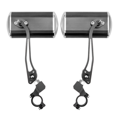 1 Pair BG-114 Electric Car Mirror Handlebar Safety Mirror Reversing Mirror Mountain Bike Rearview Mirror, Red, Blue, Black, Silver