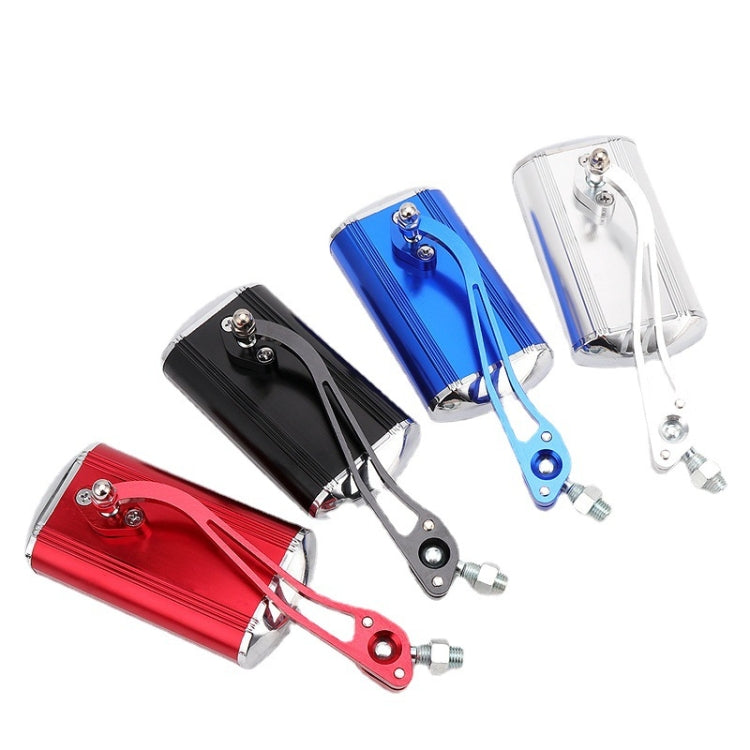 1 Pair BG-114 Electric Car Mirror Handlebar Safety Mirror Reversing Mirror Mountain Bike Rearview Mirror, Red, Blue, Black, Silver