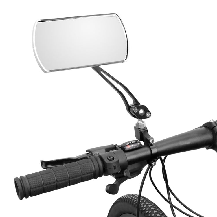 1 Pair BG-114 Electric Car Mirror Handlebar Safety Mirror Reversing Mirror Mountain Bike Rearview Mirror, Red, Blue, Black, Silver