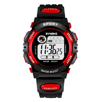 SYNOKE 99269 Montre numérique de sport étanche pour enfant, Grande (bleu), Grande (jaune), Grande (rouge), Grande (gris), Grande (orange), Petite (bleu), Petite (jaune), Petite (rouge), Petite (rose), Petite (orange)
