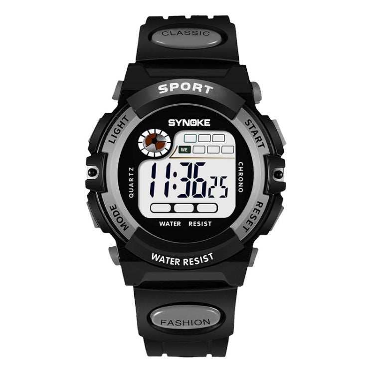 SYNOKE 99269 Montre numérique de sport étanche pour enfant, Grande (bleu), Grande (jaune), Grande (rouge), Grande (gris), Grande (orange), Petite (bleu), Petite (jaune), Petite (rouge), Petite (rose), Petite (orange)