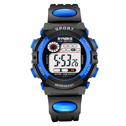 SYNOKE 99269 Montre numérique de sport étanche pour enfant, Grande (bleu), Grande (jaune), Grande (rouge), Grande (gris), Grande (orange), Petite (bleu), Petite (jaune), Petite (rouge), Petite (rose), Petite (orange)