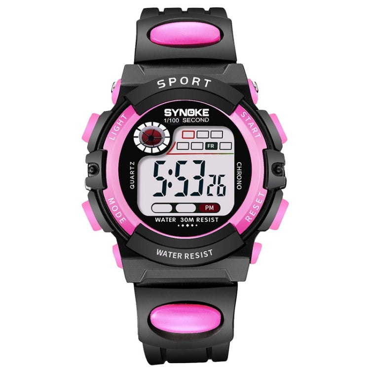 SYNOKE 99269 Montre numérique de sport étanche pour enfant, Grande (bleu), Grande (jaune), Grande (rouge), Grande (gris), Grande (orange), Petite (bleu), Petite (jaune), Petite (rouge), Petite (rose), Petite (orange)