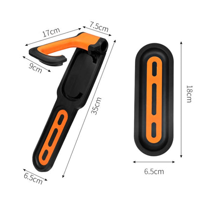 BG-R16 Bicycle Folding Wall Movable Hook Bicycle Mountain Bike Display Rack Parking Rack, Black Orange, Black Blue, Black White