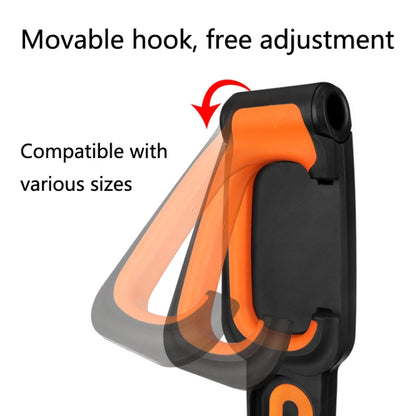 BG-R16 Bicycle Folding Wall Movable Hook Bicycle Mountain Bike Display Rack Parking Rack, Black Orange, Black Blue, Black White