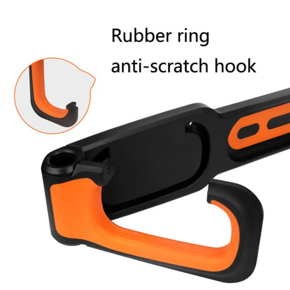 BG-R16 Bicycle Folding Wall Movable Hook Bicycle Mountain Bike Display Rack Parking Rack, Black Orange, Black Blue, Black White