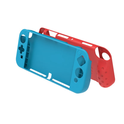 DOBE TNS-1135 Game Console Integrated All-Inclusive Soft Slip Protective Case For Nintendo Switch OLED, White, Red, Blue