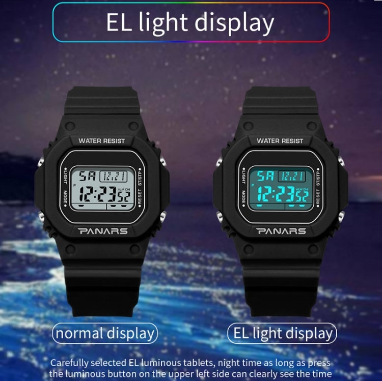 SYNOKE 9620 Montre électronique de sport pour couple avec bracelet en plastique, vert bouillon, rose adolescent, noir cool, blanc angélique, blanc transparent, noir transparent, rose transparent, café transparent
