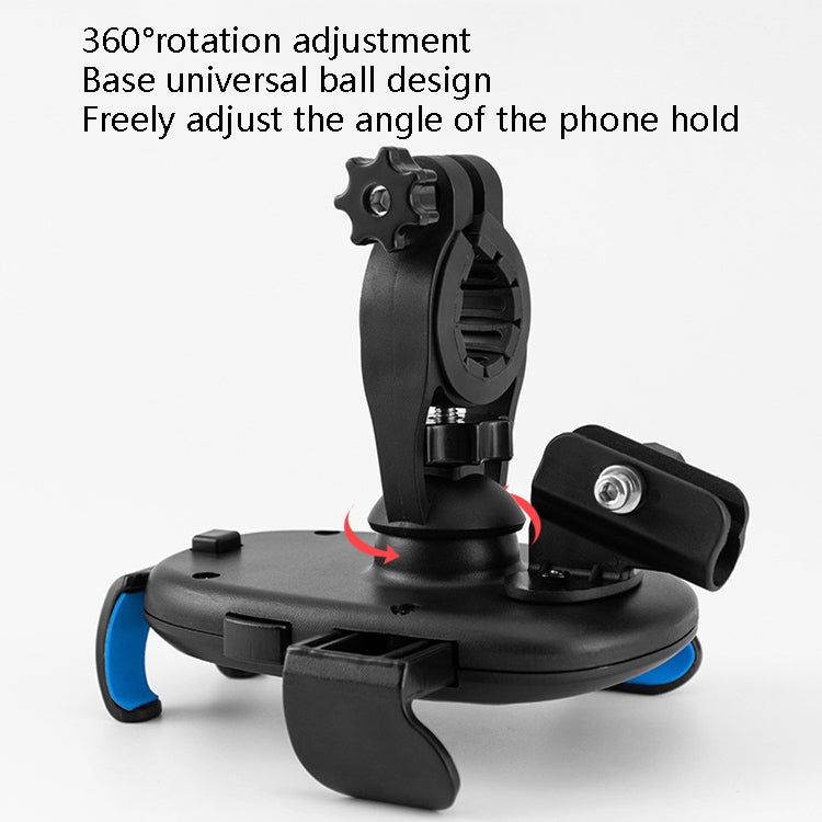 Support de téléphone de vélo CYCLINGBOX BG-2935 avec parapluie de navigation étanche pour voiture électrique, style : installation sur guidon (noir), installation sur guidon (rouge), installation sur guidon (bleu), installation sur guidon (jaune)   ...