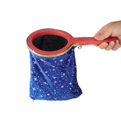 2 sacs de prestidigitation sac changeur accessoire de magicien débutant sac universel magique, sac changeur (rouge), sac changeur (bleu), sac changeur (noir), sac changeur (étoile rouge), sac changeur (étoile bleue)