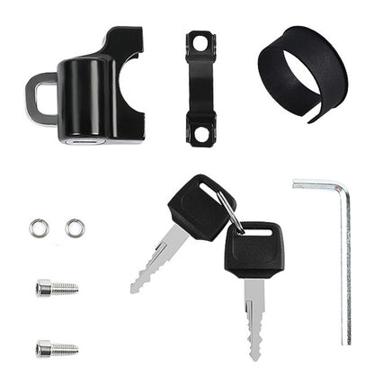 Electric Car Helmet Lock Anti-Theft Fixed Multi-Function Lock Bicycle Handle Fixed Helmet Anti-Theft Lock Helmet Lock, Helmet Lock, Helmet Lock + Reminder Rope