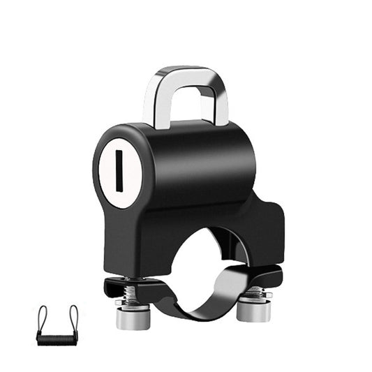 Casque de voiture électrique antivol fixe multifonctionnel pour vélo, guidon fixe antivol, antivol de casque, antivol de casque, antivol de casque + corde de rappel