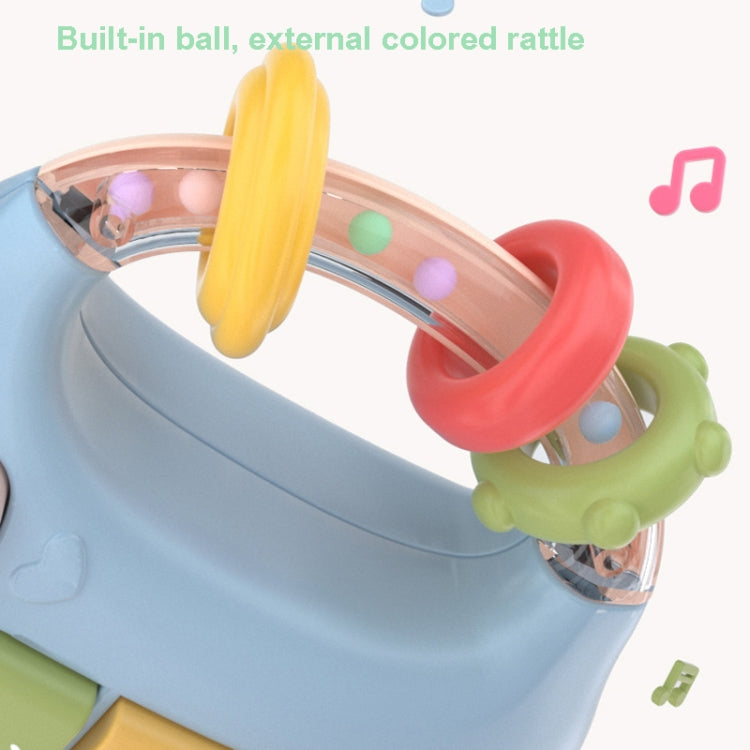 Early Education Baby Toy Newborn Light And Music Electric Comfort Milk Bottle Rattle, Blue, Pink