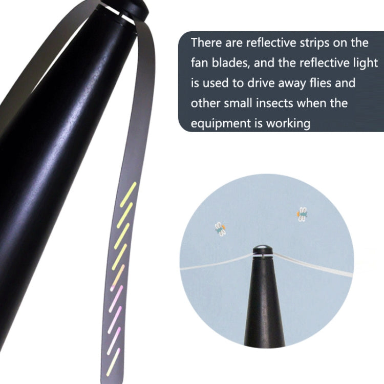 Outdoor Multi-Function Fan Leaf Fly Repeller Automatic Fly Trap Mosquito Repellent Fan