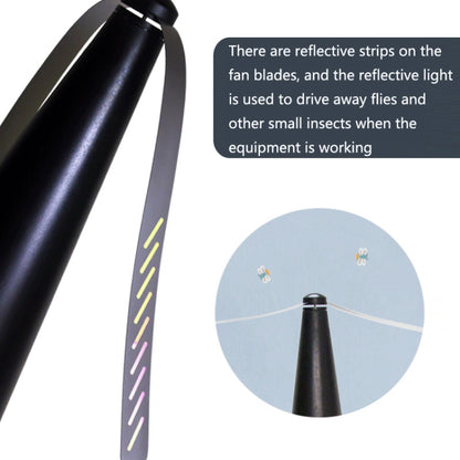 Outdoor Multi-Function Fan Leaf Fly Repeller Automatic Fly Trap Mosquito Repellent Fan