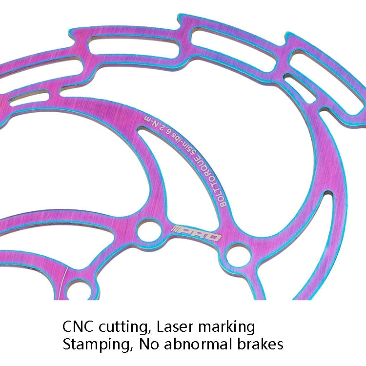 IIIPRO Bike Disc Mountain Bike Hollow Disc Dish Six Nail Brake Pad, Style:, 160mm, 180mm, 203mm