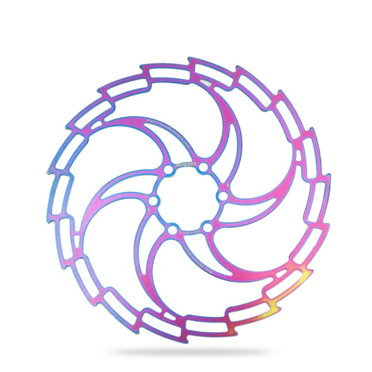 IIIPRO Disco de bicicleta de montaña, disco hueco con seis clavos, pastillas de freno, estilos: 160 mm, 180 mm, 203 mm