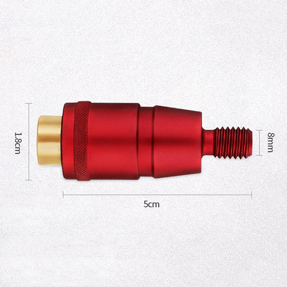 Connecteur de joint anti-rotation pour épuisette, joint rapide pour manche d'épuisette, noir, rouge, marron, bleu