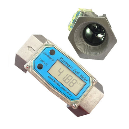BD-H01 Elektronische Anzeige Turbinen-Durchflussmesser Zählung Diesel Kerosin Methanol Harnstoff Durchflussmesser, 1 Zoll, 1,5 Zoll