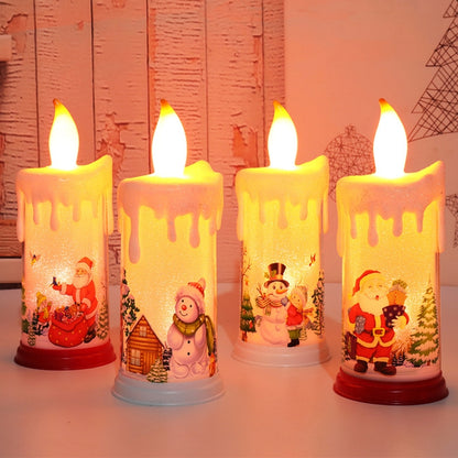 Christmas Decoration Night Light LED Simulation Flame Candle Light