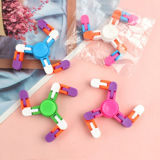 Lot de 10 toupies pour vélo à motif de chaîne, à monter soi-même, pour lutter contre la sténose osseuse. 4 angles différents. Couleur aléatoire.