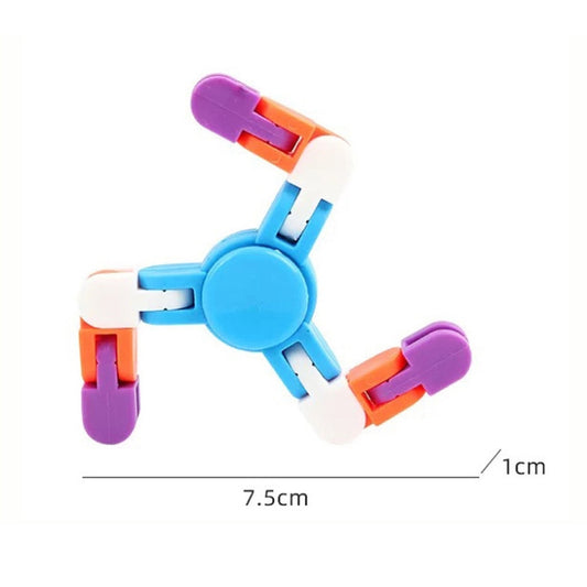 Lot de 10 toupies pour vélo à motif de chaîne, à monter soi-même, pour lutter contre la sténose osseuse. 4 angles différents. Couleur aléatoire.