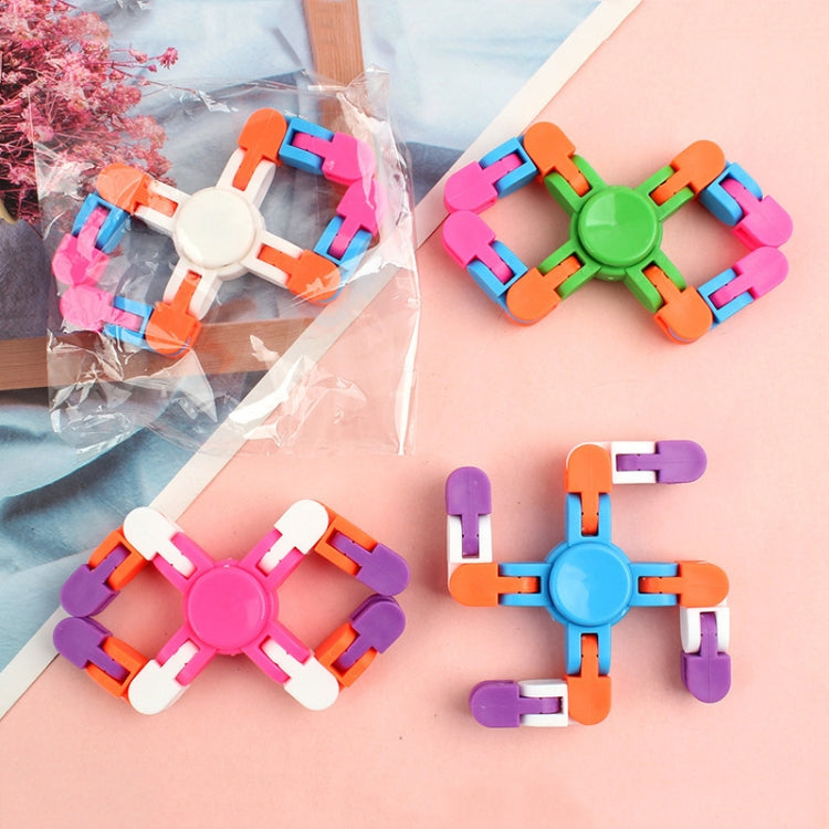 10 PCS Jouets DIY Piste de Chaîne de Vélo Sténose Osseuse 4 Angles Variété Bout des Doigts, Livraison Couleur Aléatoire