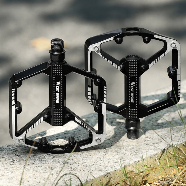 Pédale de vélo WEST BIKING en alliage d'aluminium avec axe en acier au chrome-molybdène, YP0802085