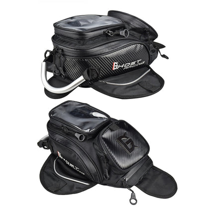 GHOST RACING GR-YXB08 Motorcycle Bag Touch Navigation Fuel Tank Package Dust Waist Bag