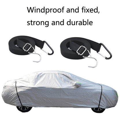 Car Jacket Windproof Belt Outer Garment Fixing Rope Anti-Strong Wind Thickening Adjustable Fixed Car Binding Belt, 2 PCS / Set