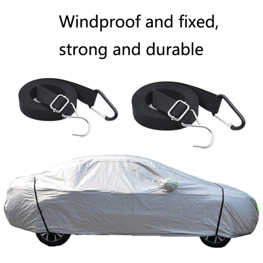 Car Jacket Windproof Belt Outer Garment Fixing Rope Anti-Strong Wind Thickening Adjustable Fixed Car Binding Belt, 2 PCS / Set