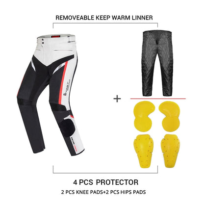 GHOST RACING GR-K06 Motorcycle Riding Trousers Racing Motorcycle Anti-Fall Windproof Keep Warm Pants, M, L, XL, XXL, XXXL, XXXXL