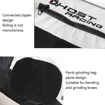 GHOST RACING GR-K06 Motorcycle Riding Trousers Racing Motorcycle Anti-Fall Windproof Keep Warm Pants, M, L, XL, XXL, XXXL, XXXXL