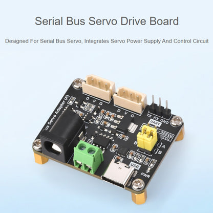 Carte de commande de servomoteur série Waveshare 25514, pour servomoteurs série ST/SC, 25514