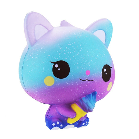 3 pièces Glace Chat Mignon Doux Squishy Parfumé Jouet Cadeau Enfant Taille: 11*7*8cm