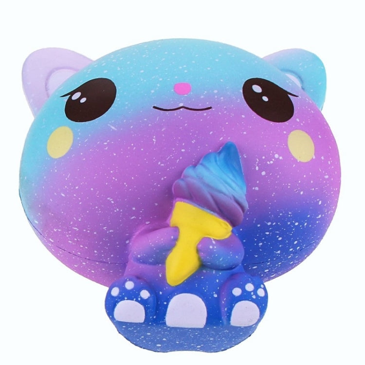 3 PCS Ice Cream Cat Cute Soft Squeeze Scented Toy Gift for Kid Size:11*7*8cm
