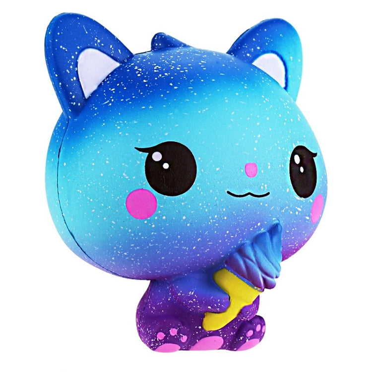 3 PCS Ice Cream Cat Cute Soft Squeeze Scented Toy Gift for Kid Size:11*7*8cm