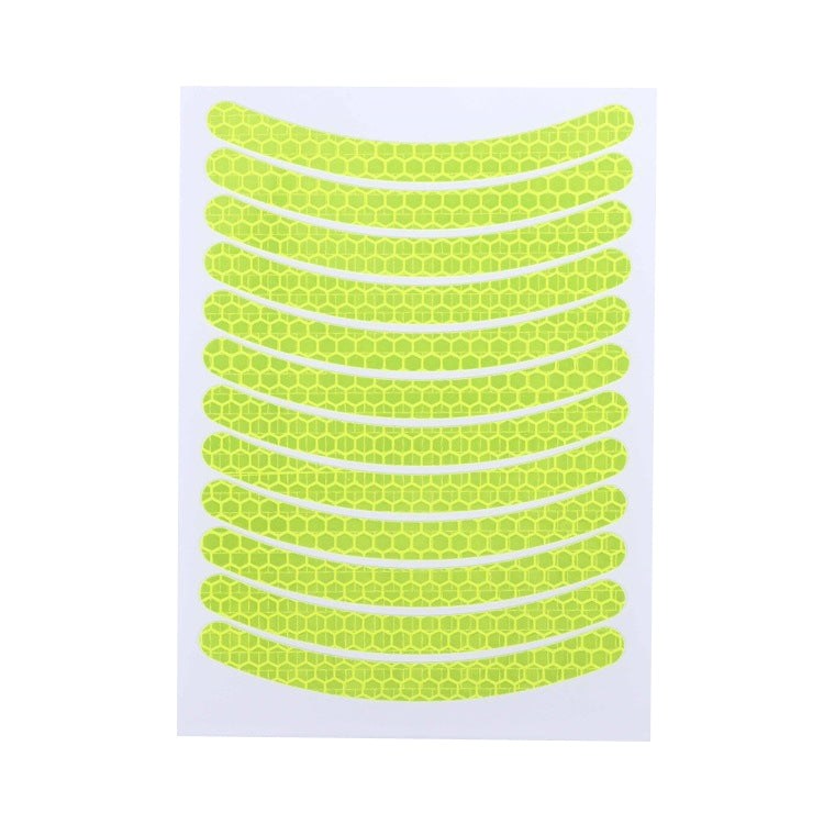 Jg-Phc-12 Children Bicycle Scooter Reflective Sticker Night Warning Riding Contour Sticker