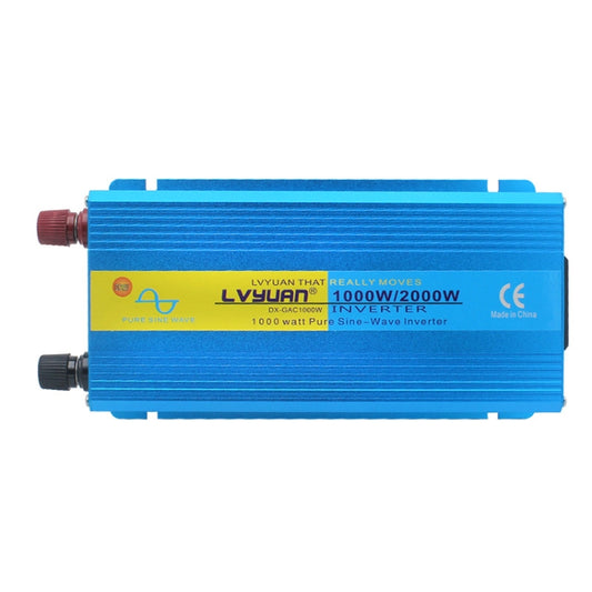 Inversor solar de onda sinusoidal pura LVYUAN de 2000 W para coche y hogar, 12 V a 220 V, 24 V a 220 V, 48 V a 220 V, 60 V a 220 V, 72 V a 220 V, con enchufes de 12 V a 220 V (UE), 12 V a 220 V (RU) y 12 V a 220 V (AU).