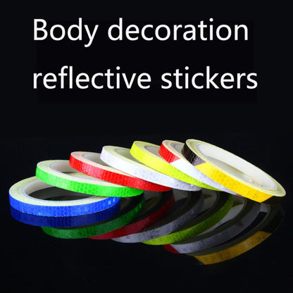 Bicycle Mountain Bike Motorcycle Sticker Car Contour Reflective Sticker Night Riding Reflective Sticker, 2 x 800cm